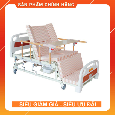  Giường bệnh Tay quay đa năng B05 New
